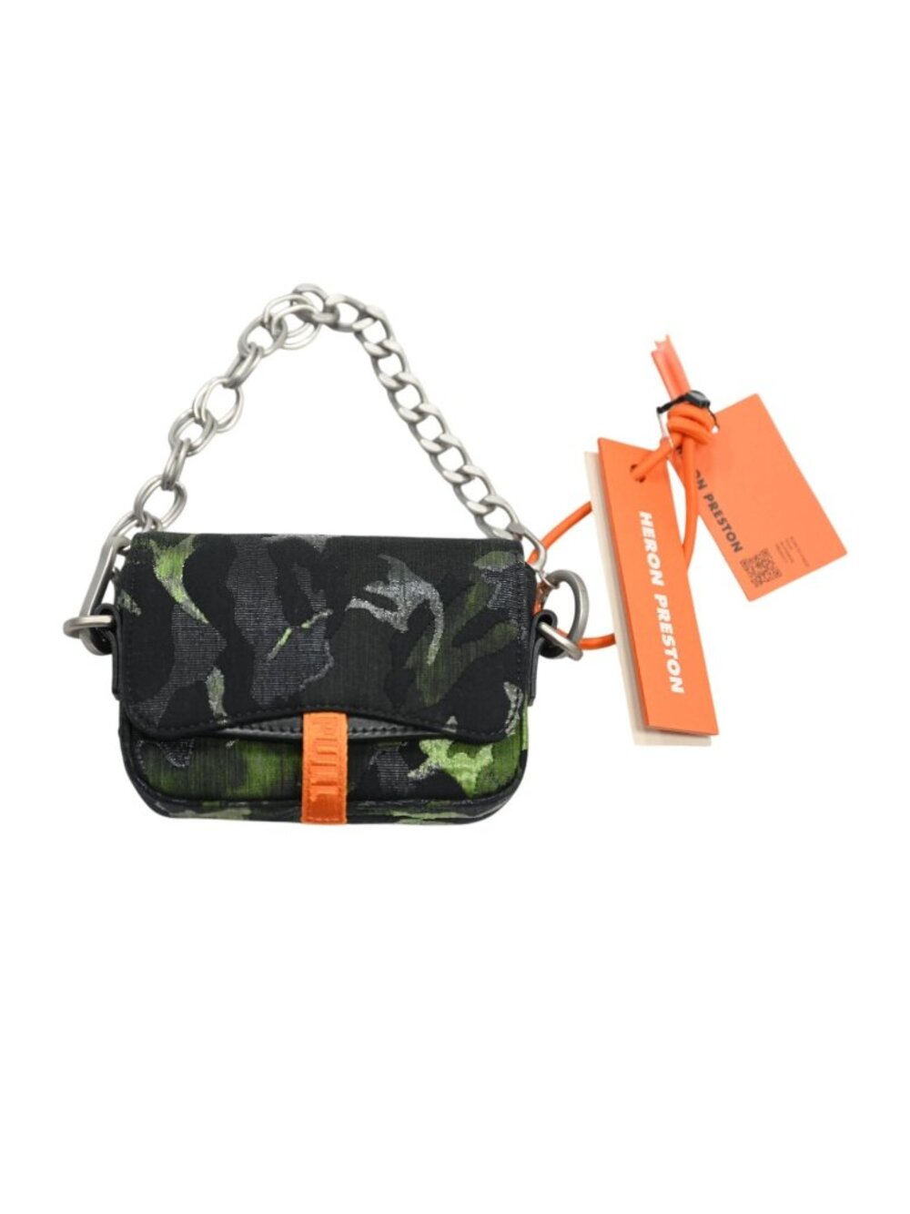 Heron Preston Mini Canal Bag in Camo